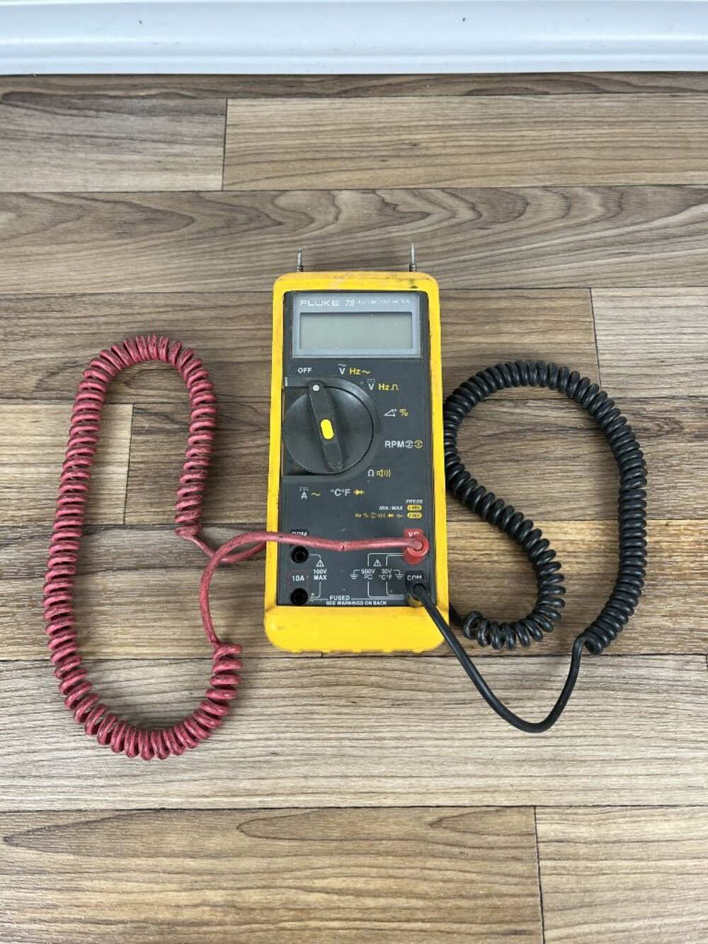 VG FLUKE 78 Automotive Digital Meter Master Technicians Tested
